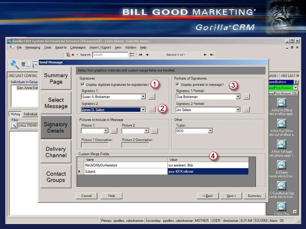 Gorilla Crm System Demo