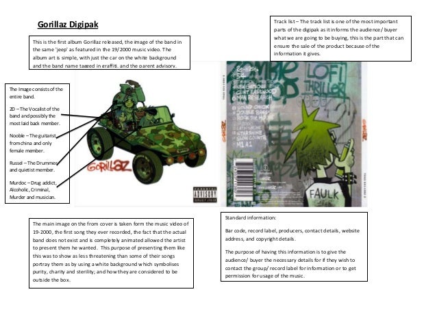 when was gorillaz first album when was gorillaz first album