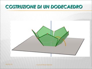 COSTRUZIONE DI UN DODECAEDRO 04/02/10 A cura di Flavia Giannoli 
