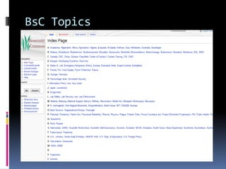 BsC Topics<br />