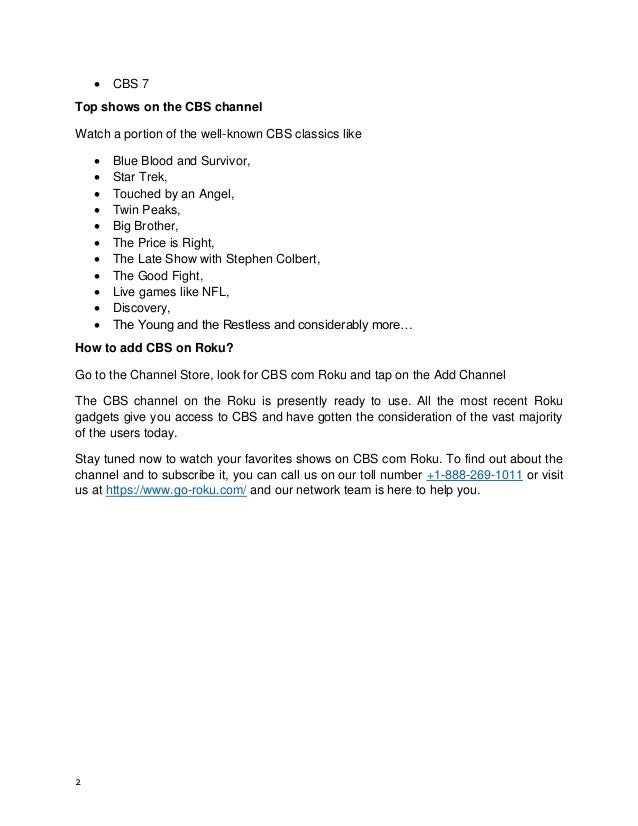 download roku cbs channel download roku cbs channel