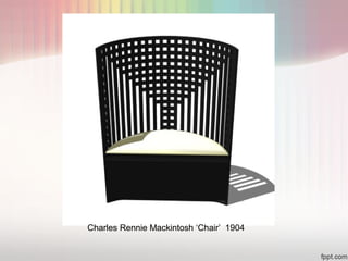 Charles Rennie Mackintosh ‘Chair’ 1904
 