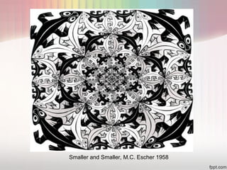 Smaller and Smaller, M.C. Escher 1958
 