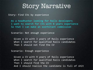 Story Driven Development