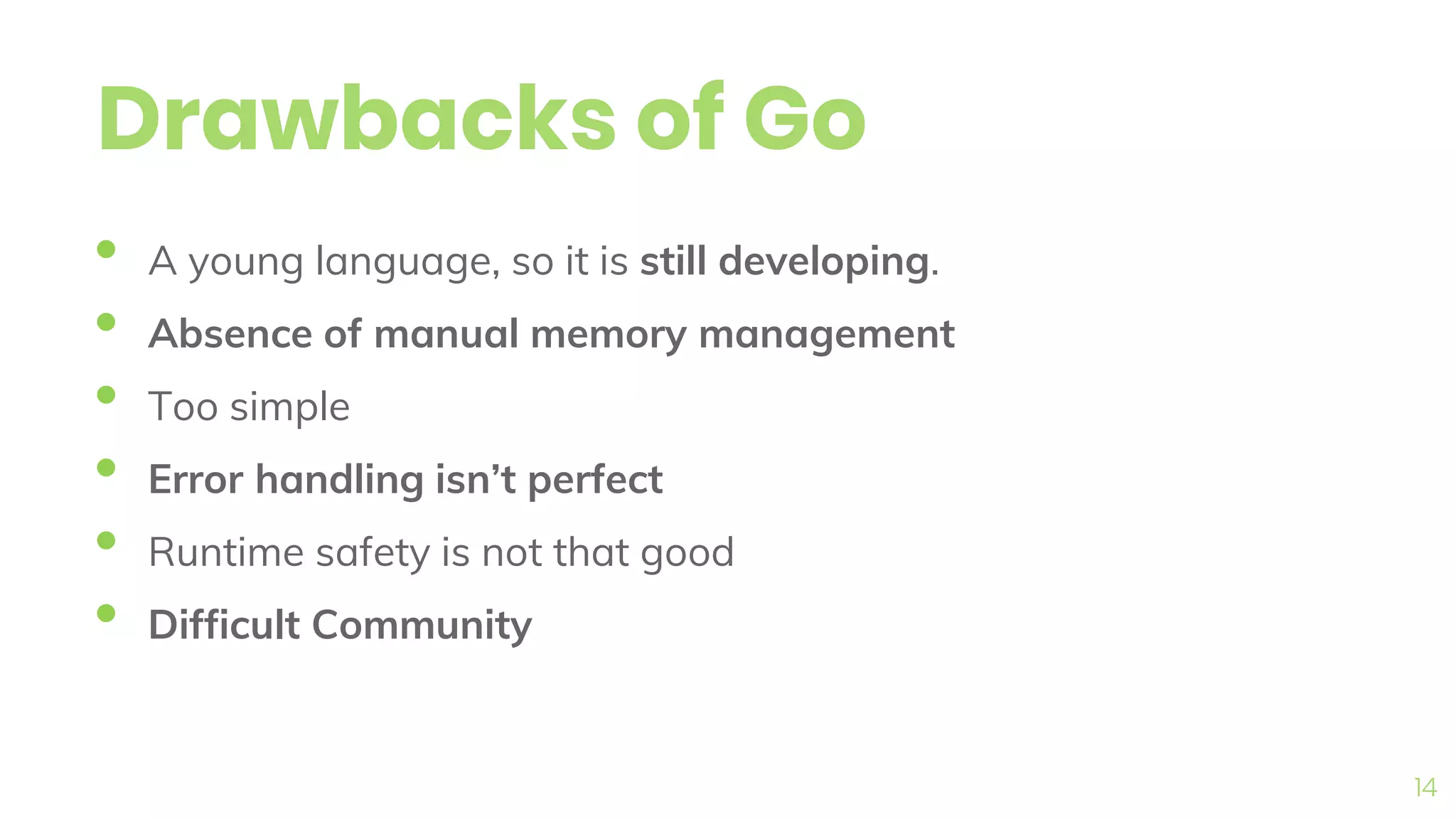 Golang (Go Programming Language) | PPT