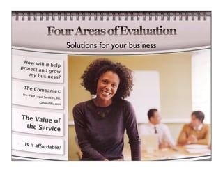 Solutions for your business
 