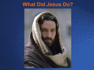 What Did Jesus Do? 