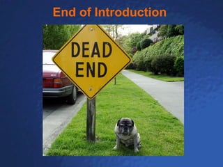 End of Introduction 