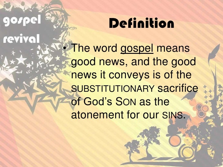 Gospel 1 Rom 1 1 7 Slides 090510