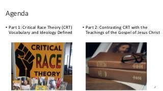 A Gospel Centered Warning about Critical Race Theory (CRT) | PPT