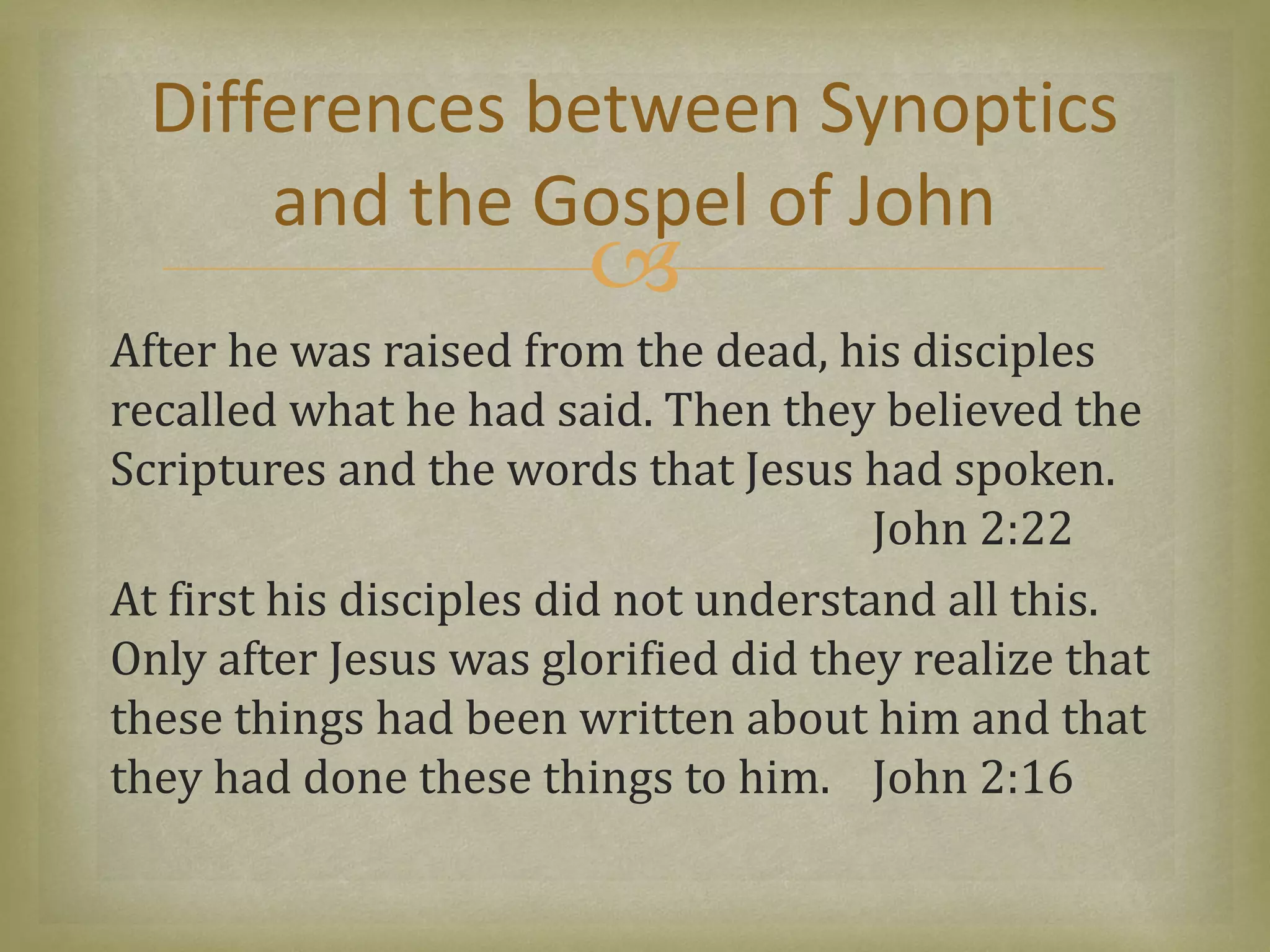 Gospel of John Introduction | PPTX