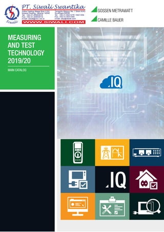 MEASURING
AND TEST
TECHNOLOGY
2019/20
MAIN CATALOG
 