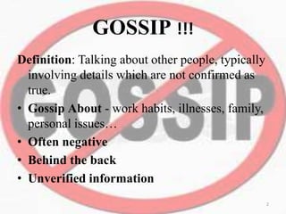 Gossip Definition