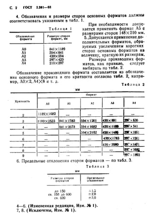 Gost 2.301 68 3 | PDF