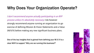 The Mission, Vision, Value Exercise | PPTX