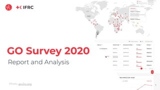 GO Survey 2020
Report and Analysis
Photo: go.ifrc.org 1
 
