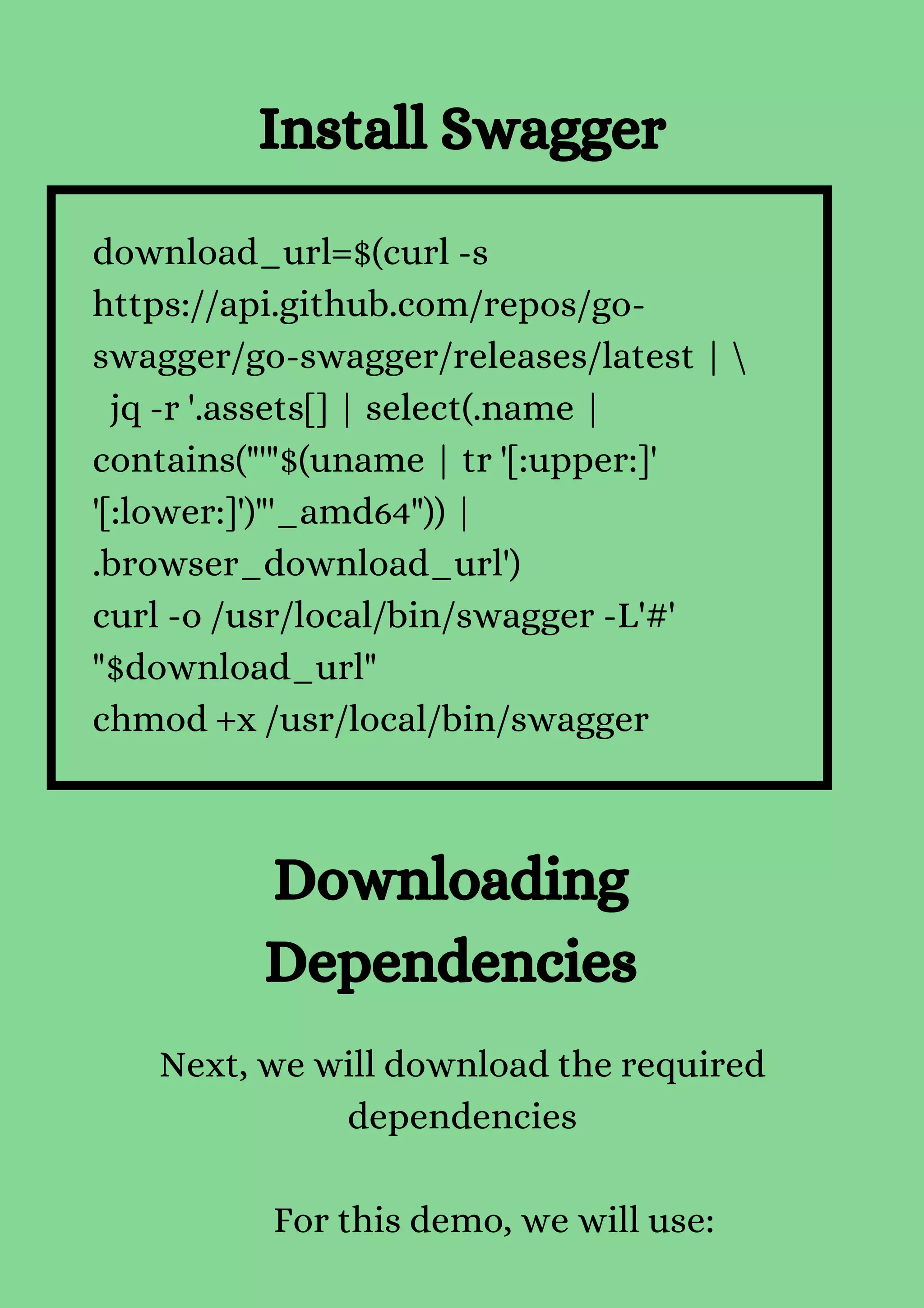 Go swagger tutorial how to create golang api documentation using go s…