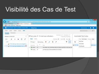 Visibilité des Cas de Test 
 