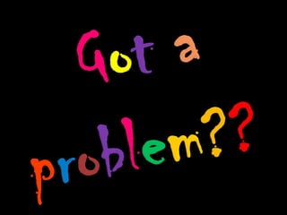 Got a problem??