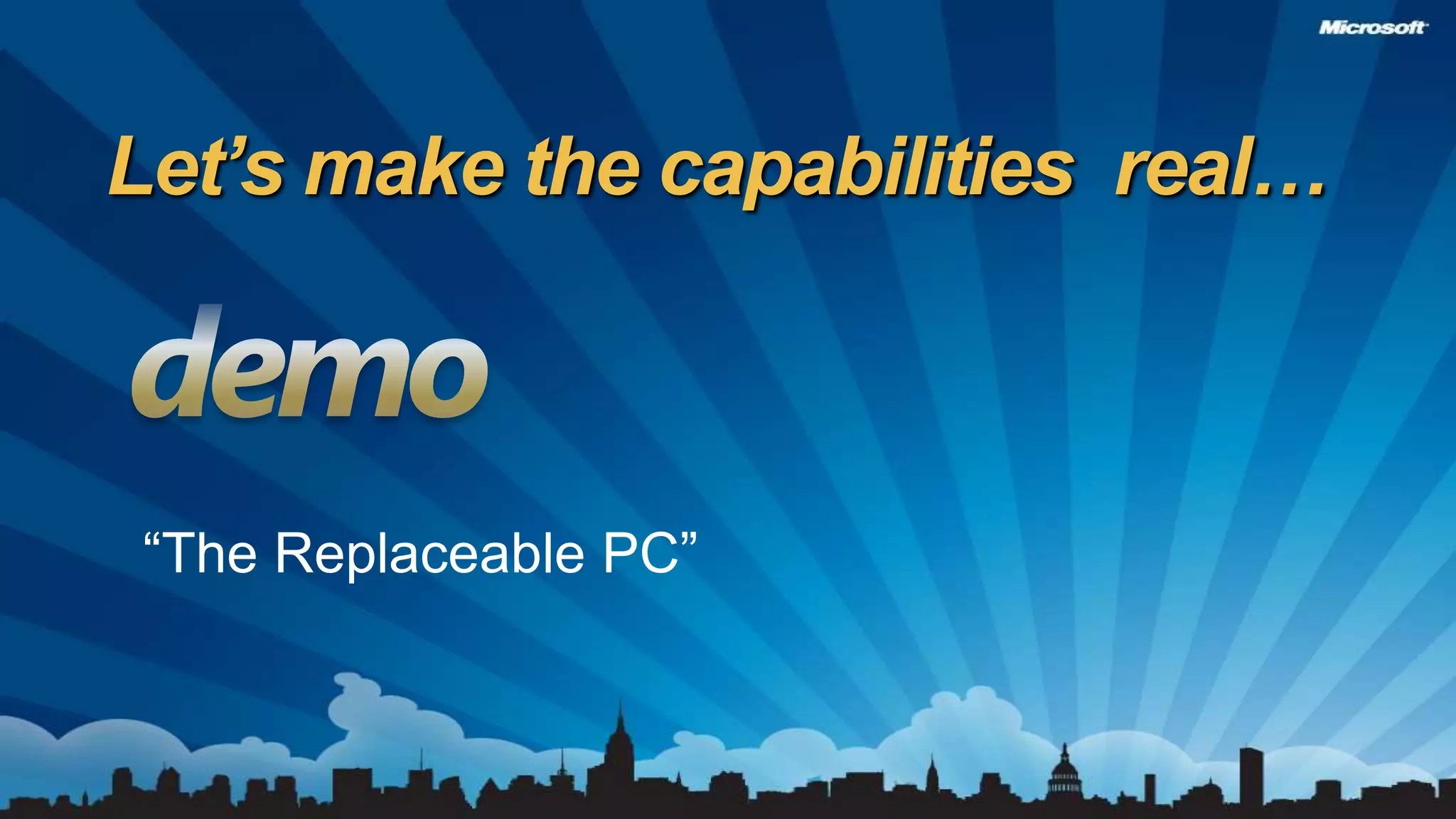 The Best Windows ExperienceGet Windows 7 Enterprise and more Standardize on a single version of Windows to increase efficiency Upgrade to Windows 7 Enterprise Downgrade or run any version of your choice Upgrades to future Windows versionsGet advanced tools for tougher issuesDiagnostics and Recovery Toolset to repair even unbootable PCs Access to download all Microsoft Desktop Optimization Pack toolsBitLocker To GoImproved UI & Search Better Mobility ExperienceSpeed, reliability, and responsiveness