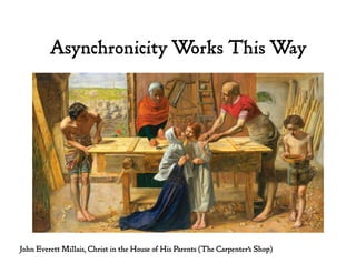 Asynchronicity Works This Way
John Everett Millais, Christ in the House of His Parents (The Carpenter's Shop)
 