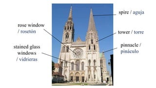 Pinaculo Gothic architecture basic vocabulary | PPTX