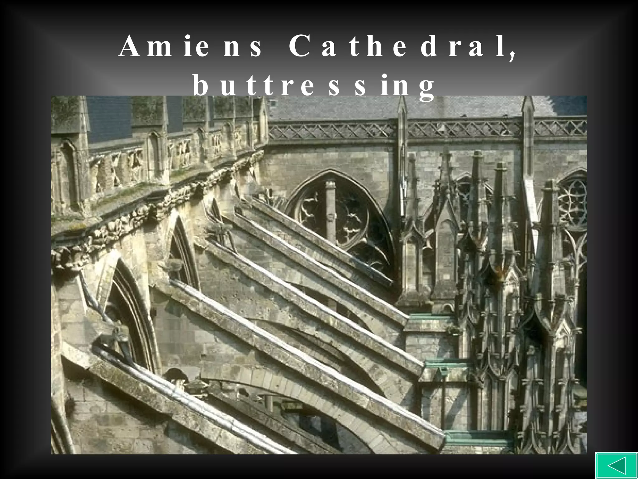 Amiens Cathedral, buttressing 