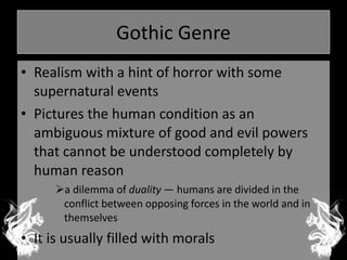 Gothic fiction | PPT