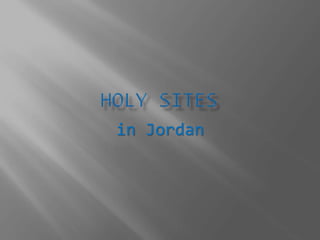 in Jordan
 