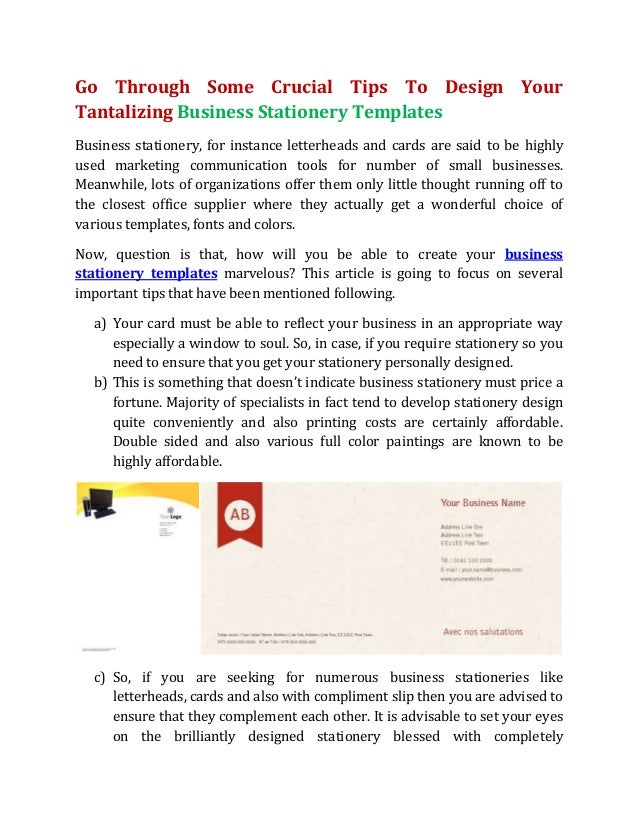 go through some crucial tips to design your tantalizing business stat