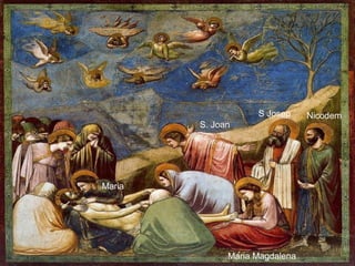 Maria Magdalena
S. Joan
Maria
S Josep Nicodem
 