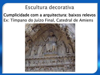A escultura gótica