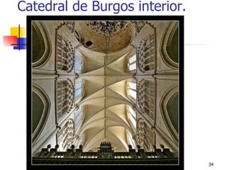 Catedral de Burgos interior. 