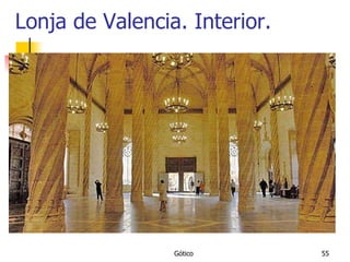 Lonja de Valencia. Interior. 