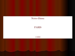 Notre-Dame PARIS 1163 