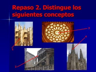 Repaso 2. Distingue los siguientes conceptos 1  2  4  3  