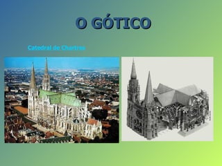 O GÓTICO
Catedral de Chartres
 