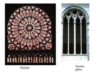 Rosetón
Tracería
gótica
 