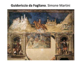 Guidoriccio da Fogliano. Simone Martini
 
