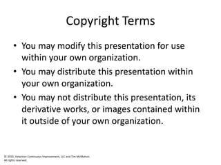 http://www.Velaction.comQuestionsJeff HajekInfo@Velaction.comwww.GottaGoLean.com1.800.670.5805Tim McMahon				http://linkedin.com/in/timothyfmcmahon860-469-LEAN (5326)