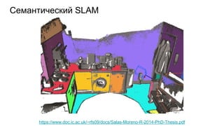 Семантический SLAM
https://www.doc.ic.ac.uk/~rfs09/docs/Salas-Moreno-R-2014-PhD-Thesis.pdf
 