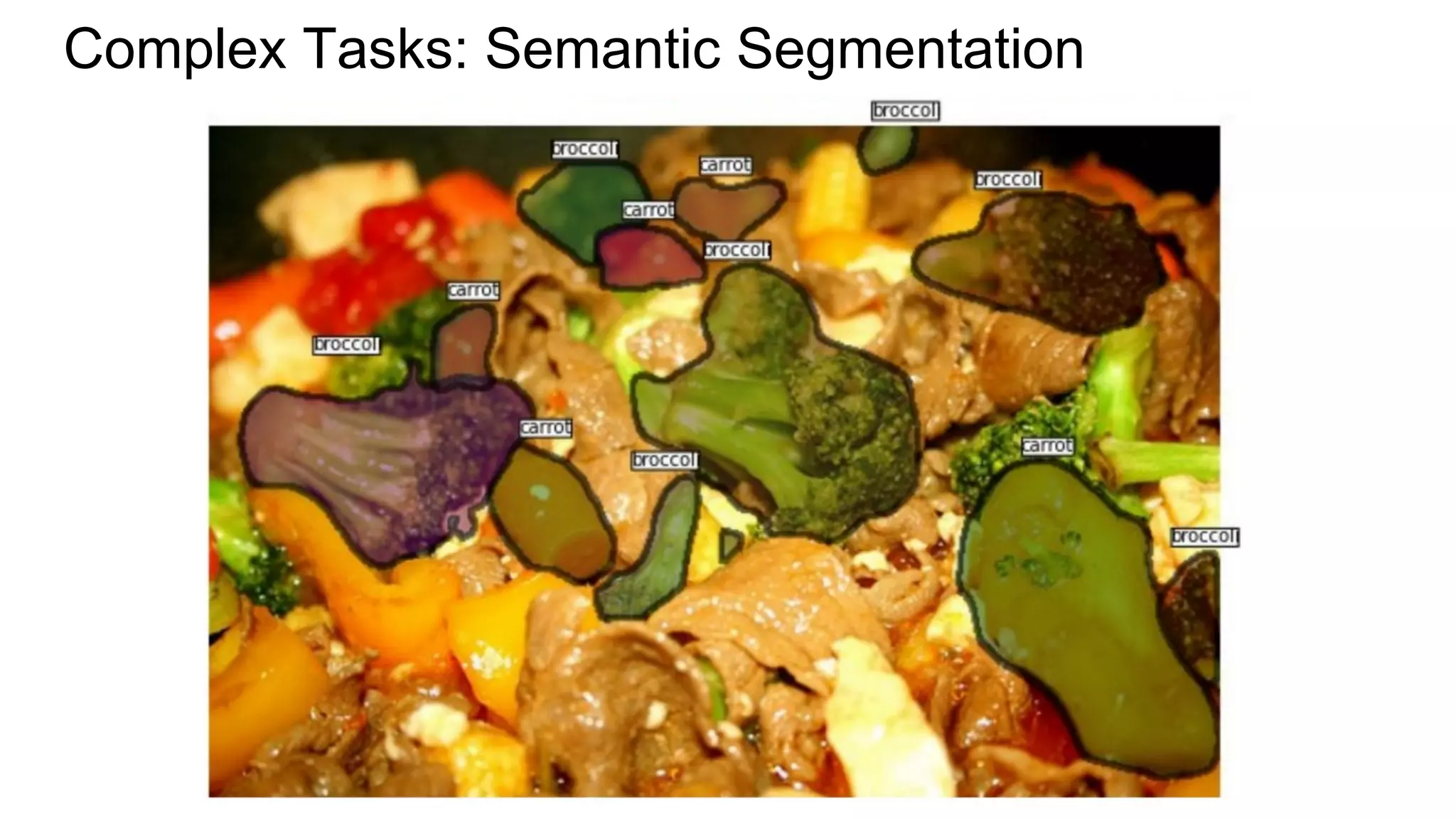 Complex Tasks: Semantic Segmentation
 
