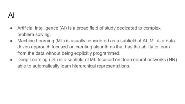 Strong artificial intelligence essay