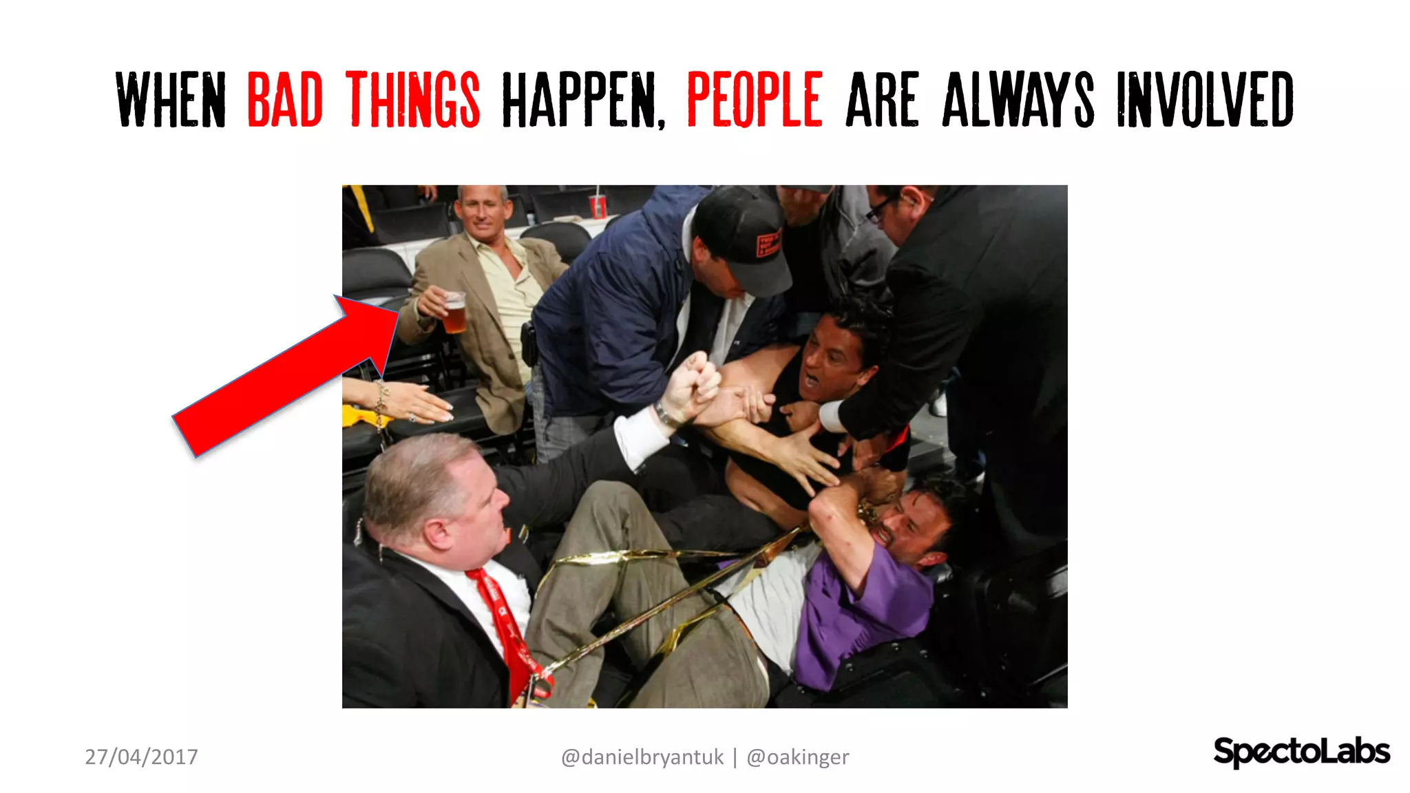 When bad things happen, people are always involved
27/04/2017 @danielbryantuk	|	@oakinger
 