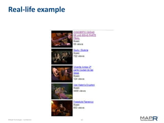 47©MapR Technologies - Confidential
Real-life example
 