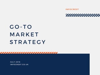 GO- TO
MARKET
STRATEGY
INFOCREST
JULY 2016
INFOCREST. CO. UK
 