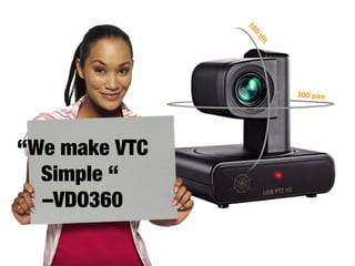 “We make VTC
Simple “
–VDO360
 