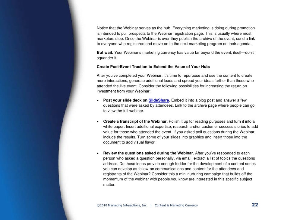 Currency marketing