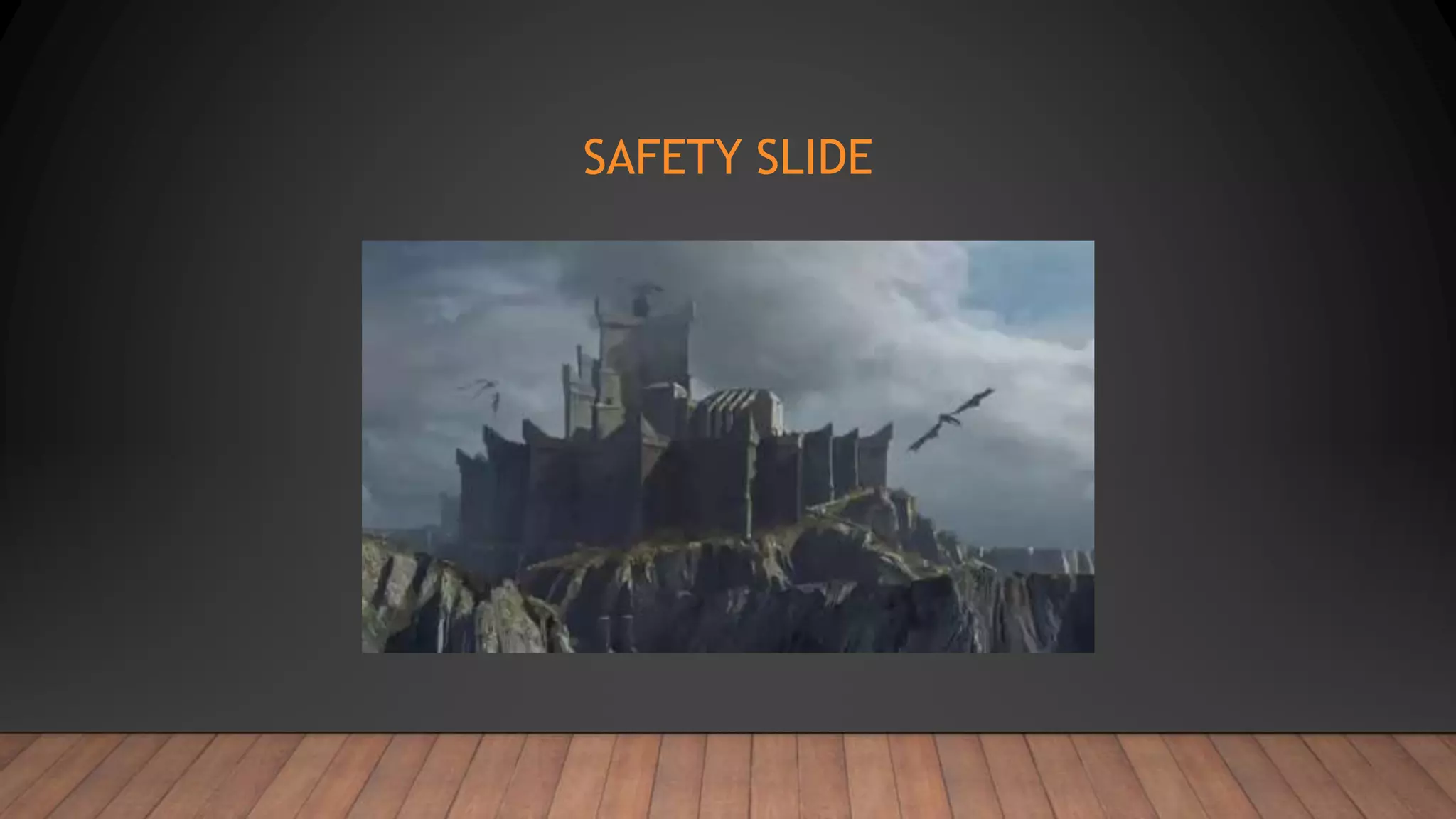 SAFETY SLIDE
 