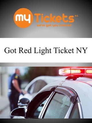 Got Red Light Ticket NY
 